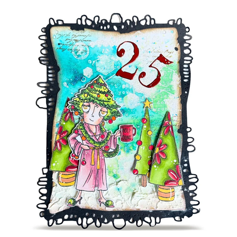 AALL & CREATE - A7 Stamps - Holi-Done Dee  #1386