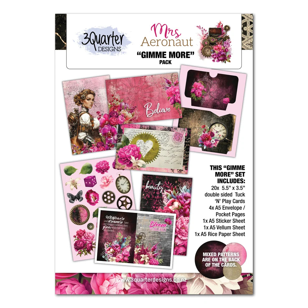 3 Quarter Designs - Mrs Areonaut Gimme More Pack
