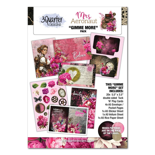 3 Quarter Designs - Mrs Areonaut Gimme More Pack
