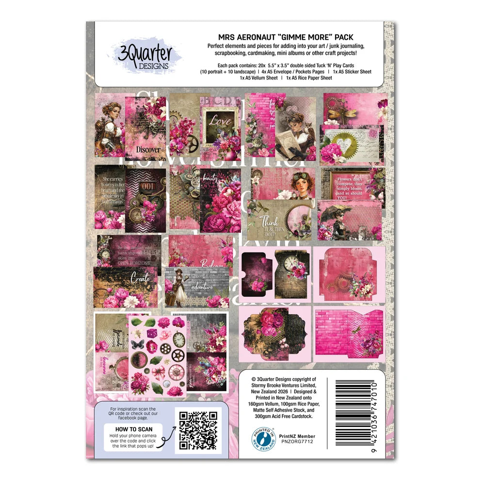 3 Quarter Designs - Mrs Areonaut Gimme More Pack