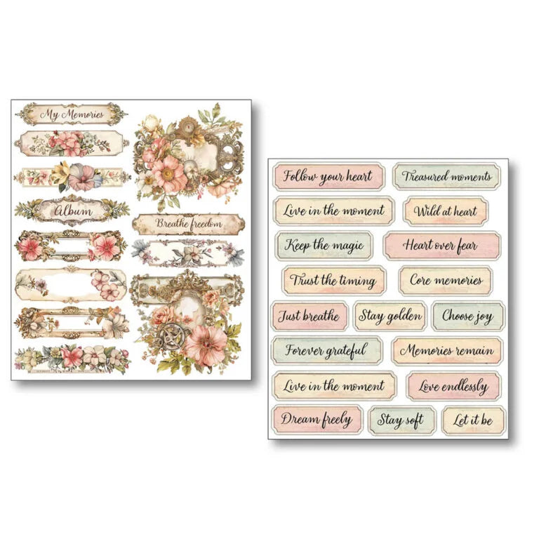 Mixed Media Stickers – Lost In Time
