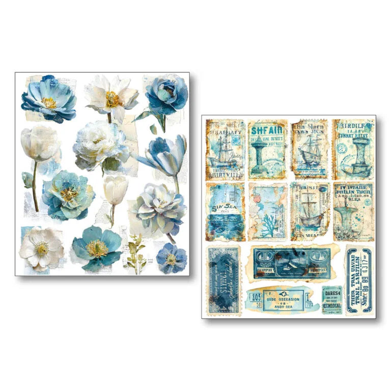 Mixed Media Stickers – Edge Of The Ocean