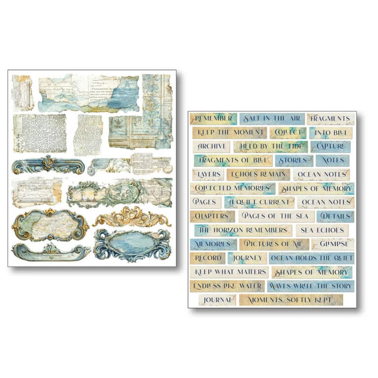 Mixed Media Stickers – Edge Of The Ocean