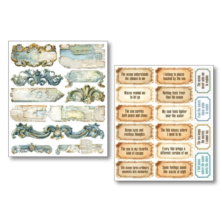 Mixed Media Stickers – Edge Of The Ocean