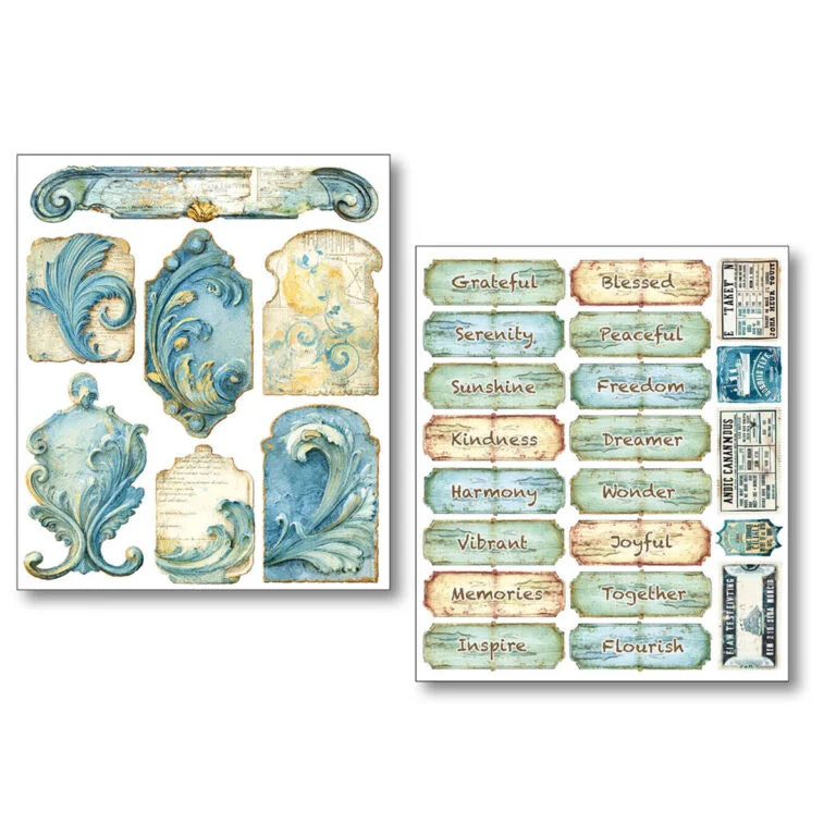 Mixed Media Stickers – Edge Of The Ocean