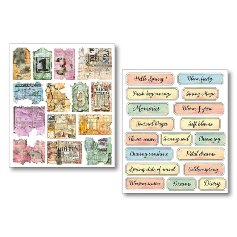 Mixed Media Stickers – The Sound Of Spring