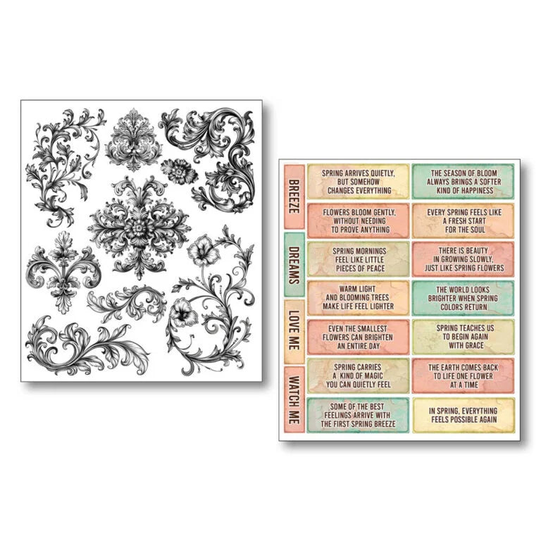 Mixed Media Stickers – The Sound Of Spring
