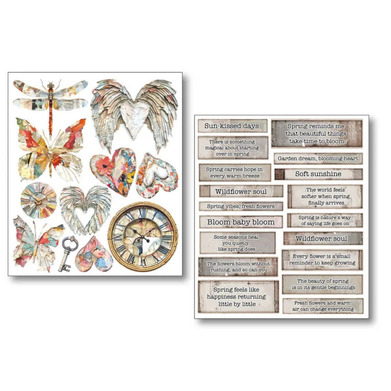 Mixed Media Stickers – The Sound Of Spring