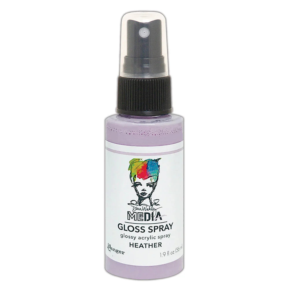 Dina Wakley Media Gloss Spray  - Heather
