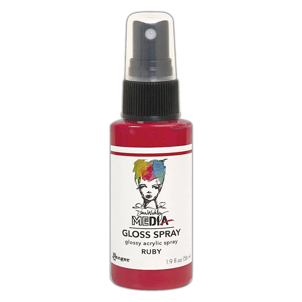Dina Wakley Media Gloss Spray  - Ruby