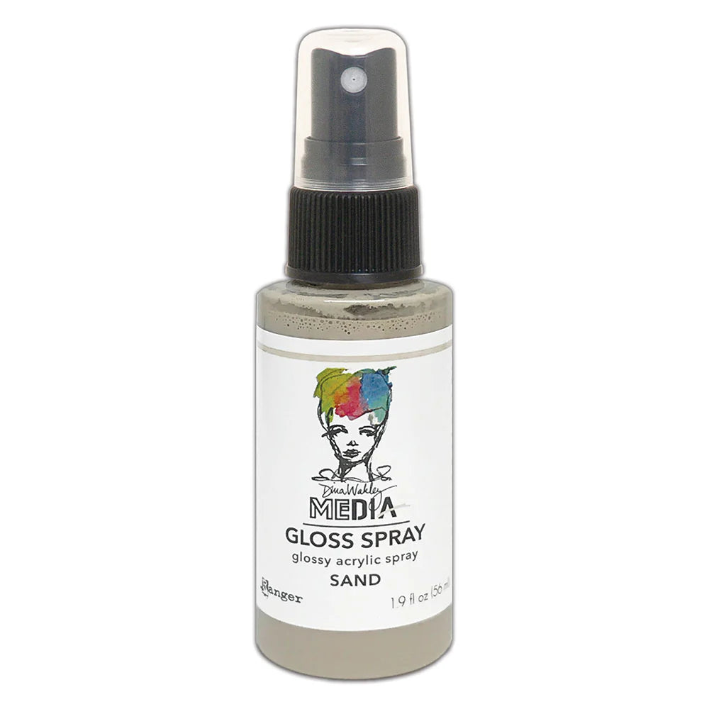 Dina Wakley Media Gloss Spray  - Sand