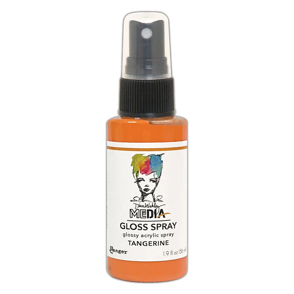 Dina Wakley Media Gloss Spray  - Tangerine