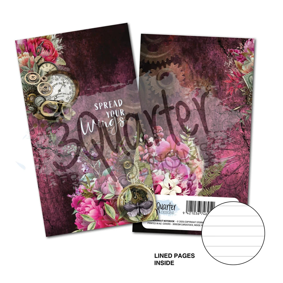 3 Quarter Designs - Mini Notebook - Mrs Areonaut