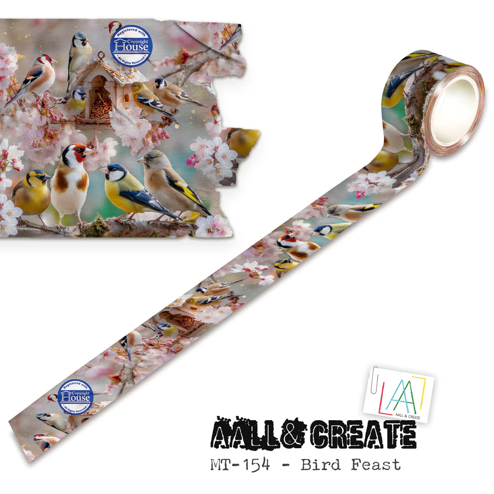 AALL & CREATE - Washi Tape - Bird Feast #154