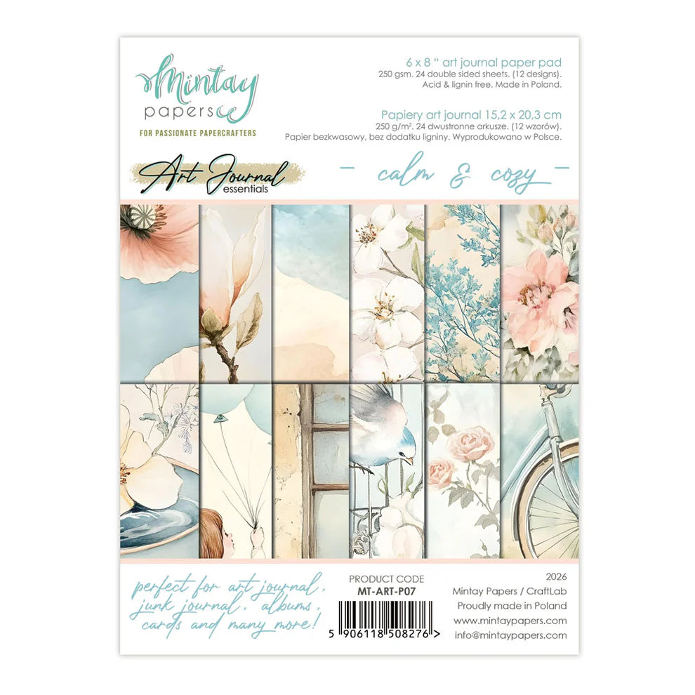 Mintay Papers - Art Journal Essentials - Calm & Cozy
