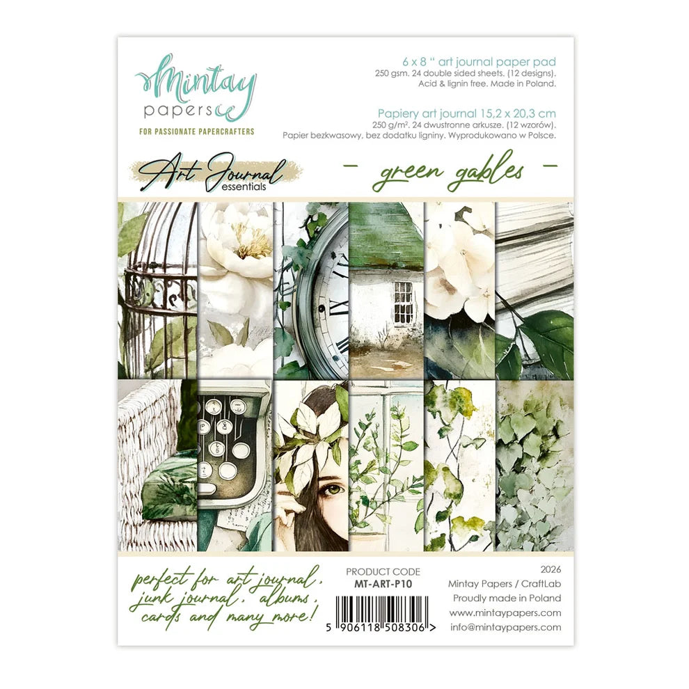 Mintay Papers - Art Journal Essentials - Green Gables