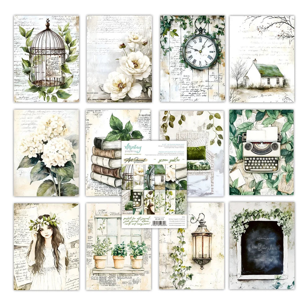 Mintay Papers - Art Journal Essentials - Green Gables
