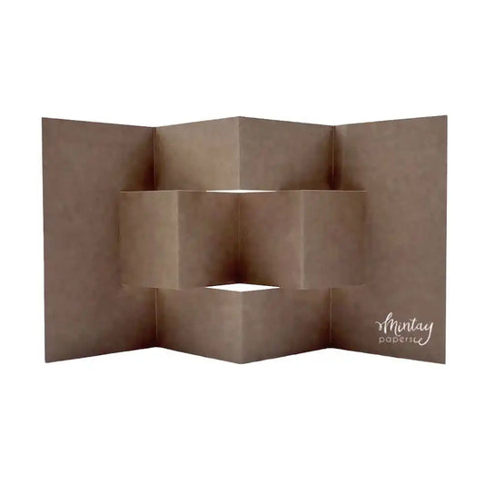 Mintay Basic - Screen Card Bases- Kraft 5 pc