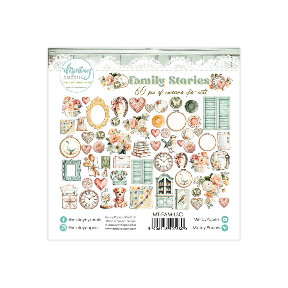 Mintay Papers - Die Cuts –  Family Stories