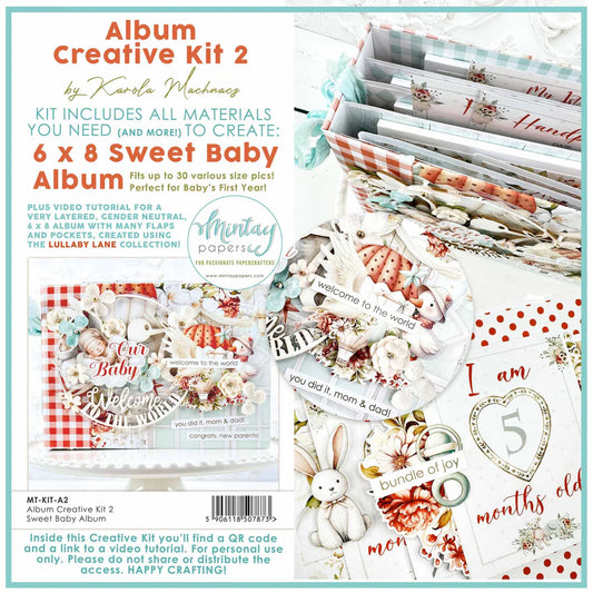Mintay Papers - Album Creative Kit 2 - 6x8 Sweet Baby Album