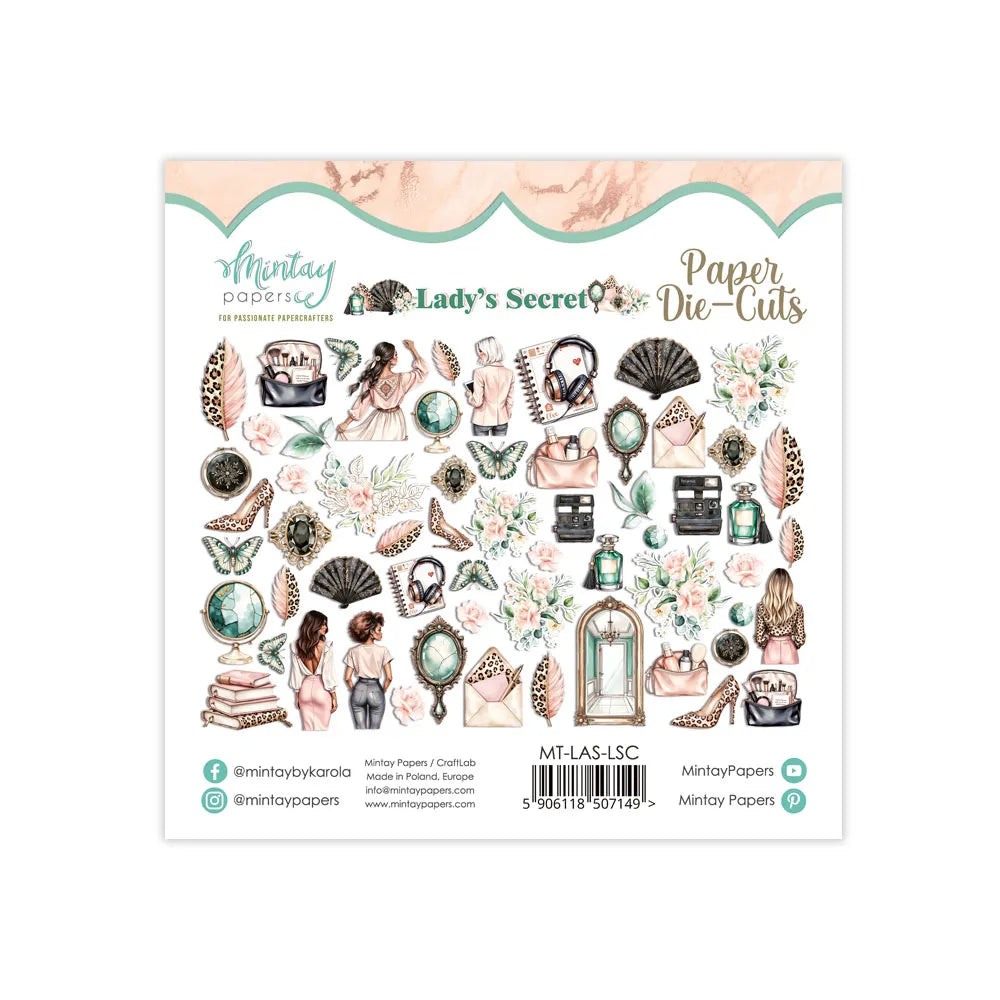 Mintay Papers - Lady's Secrets 60 Diecuts