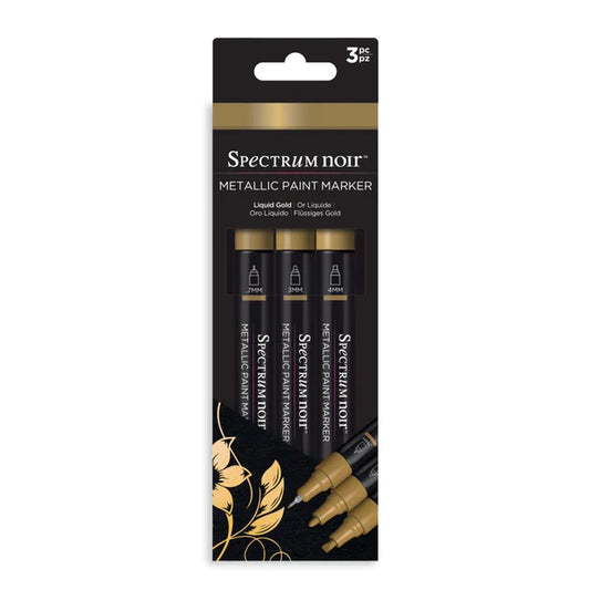 Spectrum Noir - Metallic Paint Markers - Gold