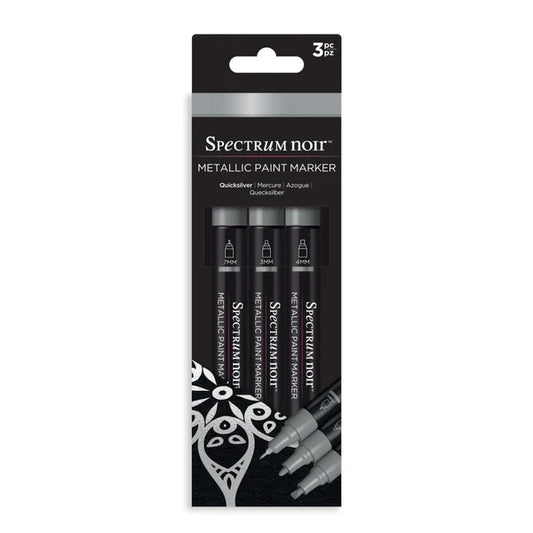 Spectrum Noir - Metallic Paint Markers - Quicksilver