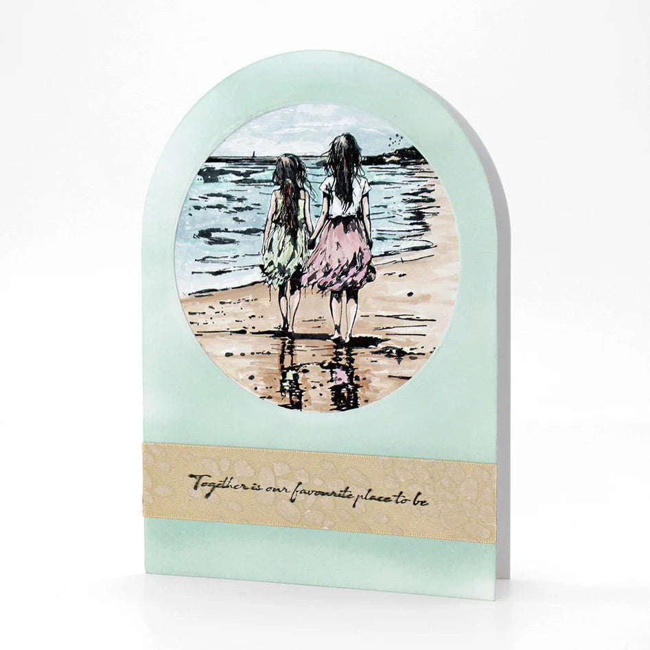 Cosmic Shimmer - Andy Skinner  Pre Cut Mounted Stamp - Our Favourite Place