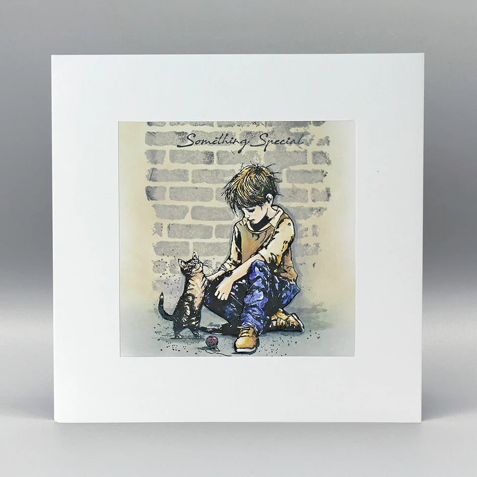 Cosmic Shimmer - Andy Skinner  Pre Cut Mounted Stamp - Something Special