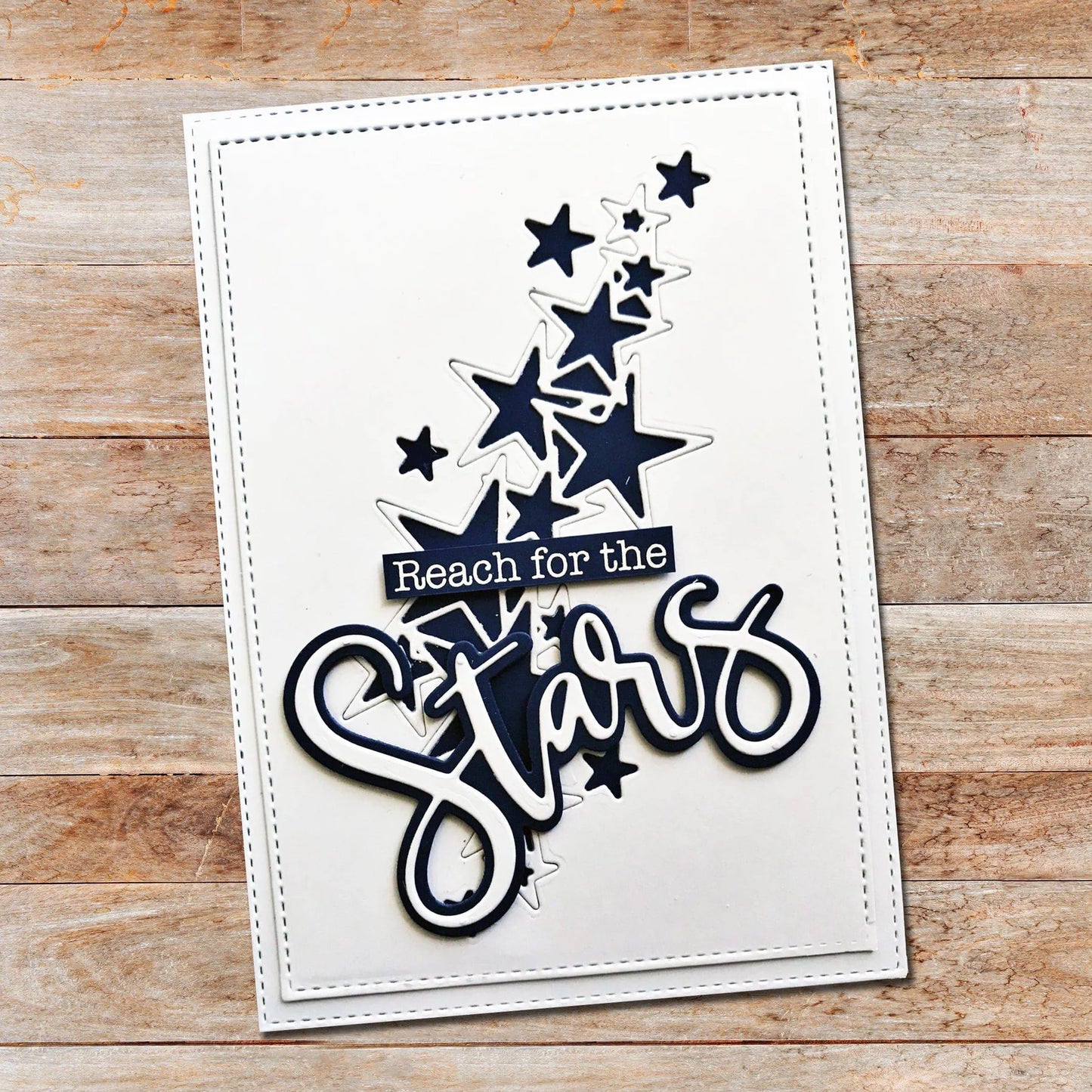 Paper Rose -  Metal Die -Star Texture