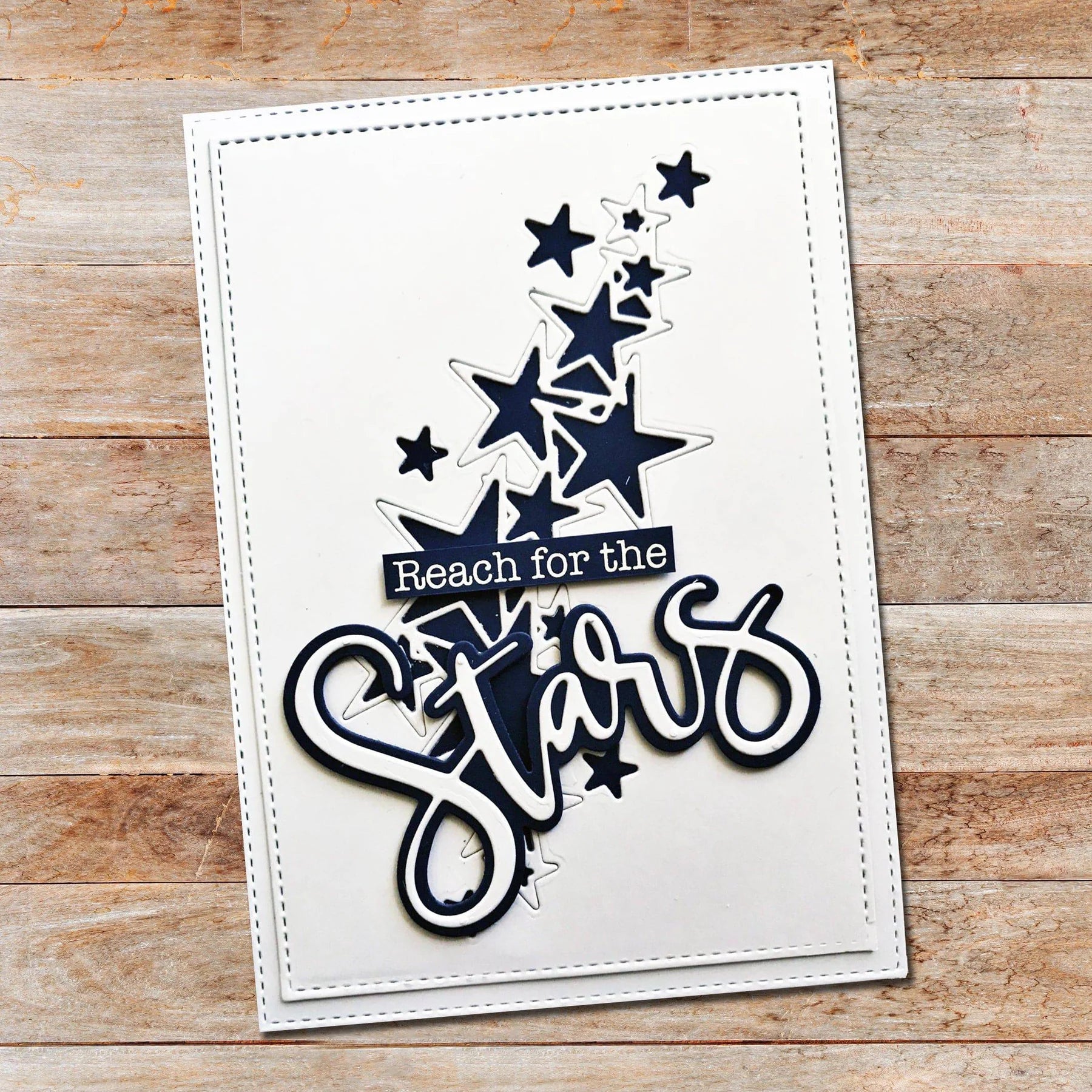 Paper Rose -  Metal Die -Star Texture