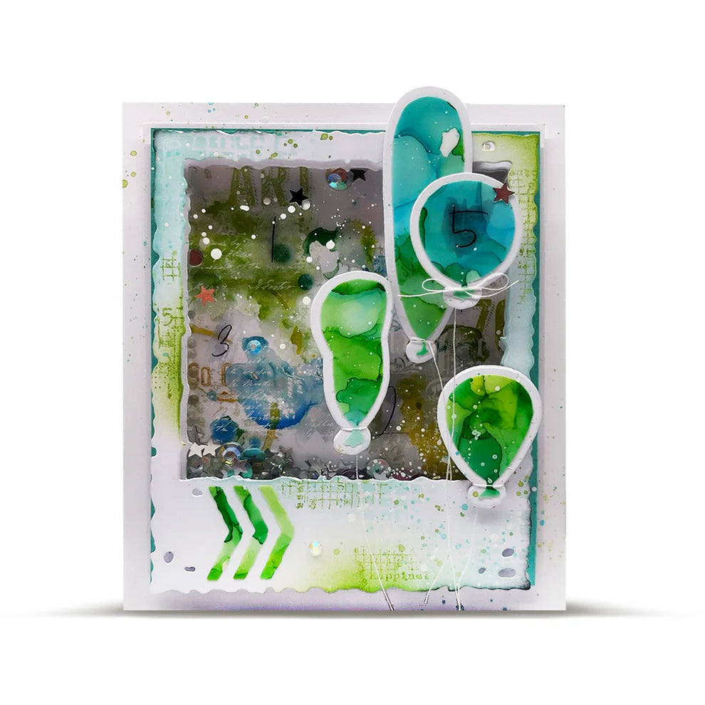 AALL & Create Rub-on Sheets Emerald Azure #13
