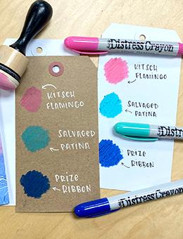 Tim Holtz - Distress Crayons -  Set # 12