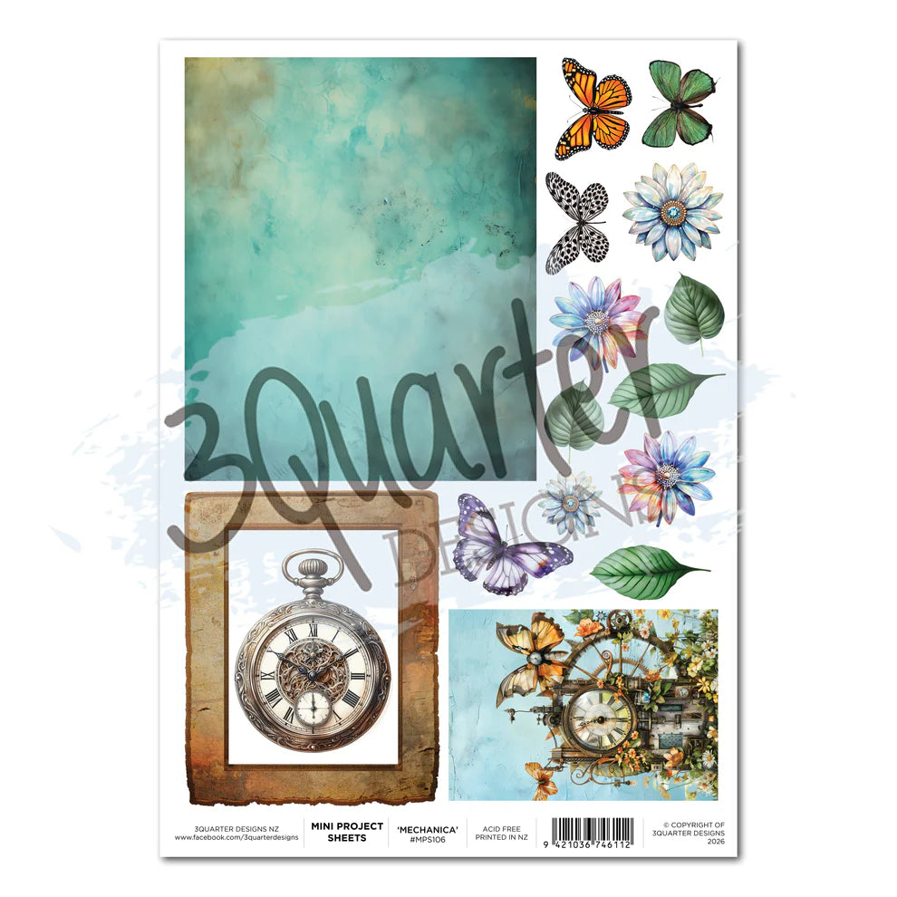 3 Quarter Designs - Mini Project Sheets - Mechanica