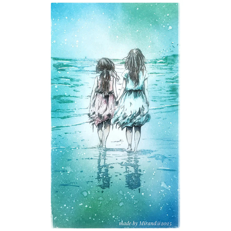 Cosmic Shimmer - Andy Skinner  Pre Cut Mounted Stamp - Our Favourite Place
