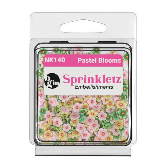 Buttons Galore Sprinkletz Embellishments - Pastel Blooms