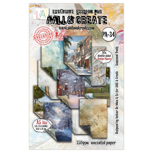 AALL & CREATE - A5 Design Papers - Seasoned Trails #34