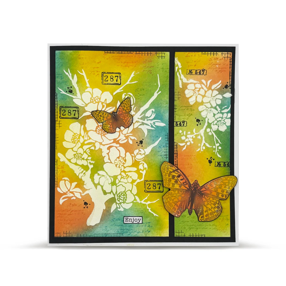 AALL & CREATE - 6X6  Stencil  - Wild Rose # PC - 240