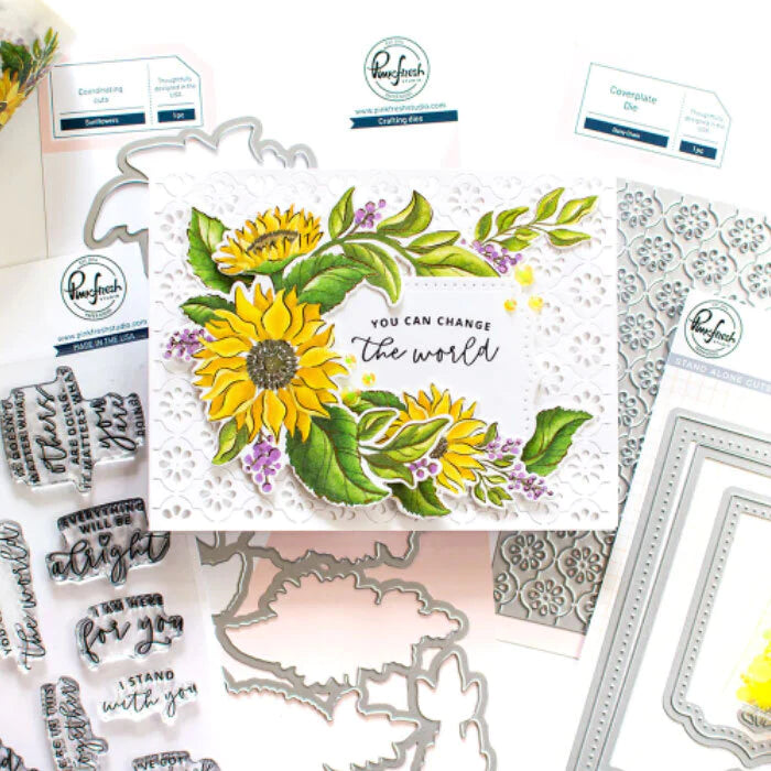 PinkFresh Studio - Clear stamps - Sunflowers