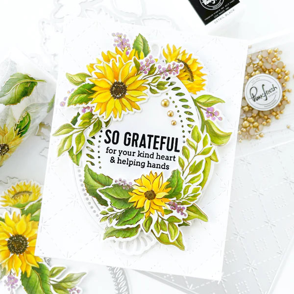 PinkFresh Studio - Clear stamps - Sunflowers
