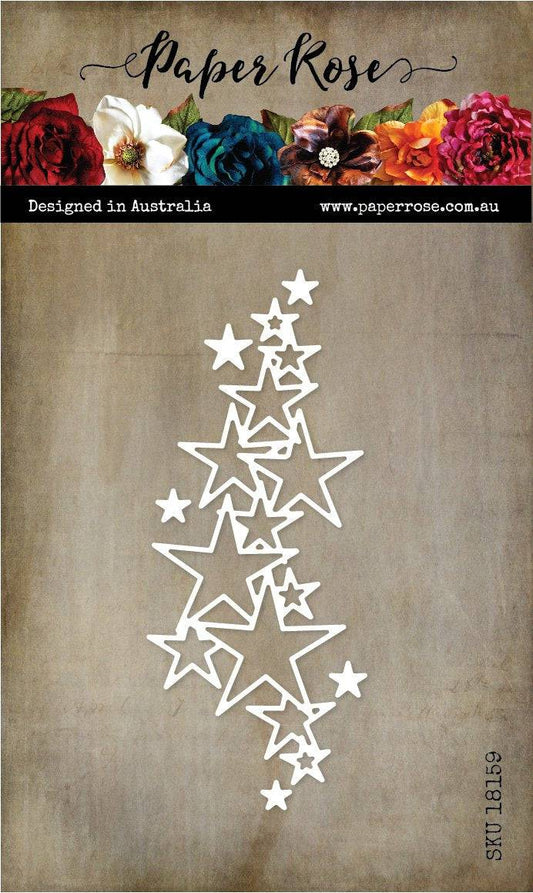 Paper Rose -  Metal Die -Star Texture