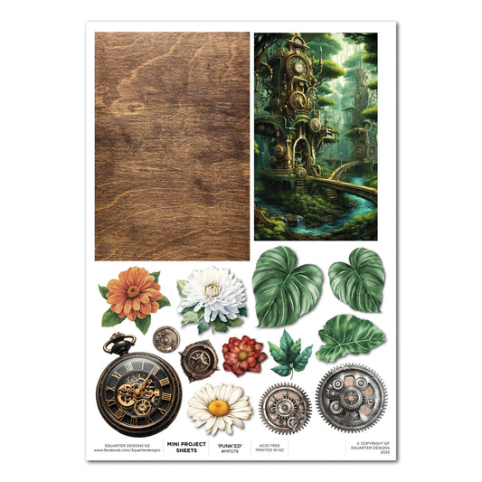 3 Quarter Designs - Mini Project Sheets - Punk'ed