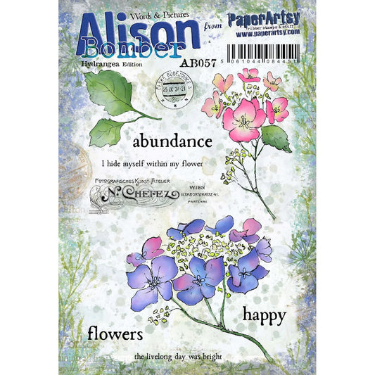 Paper Artsy Alison Bomber Hydrangea Edition AB057