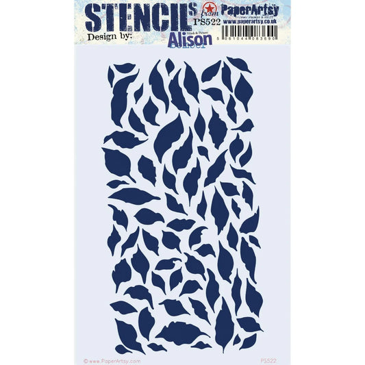 Paper Artsy - Alison Bomber -  PS522 Stencil
