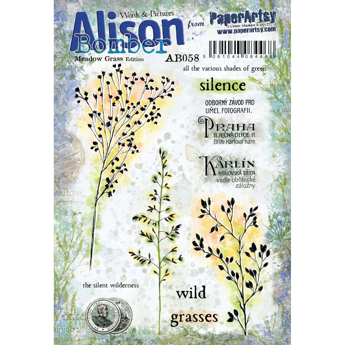 Paper Artsy Alison Bomber Meadow Grass Edition AB058