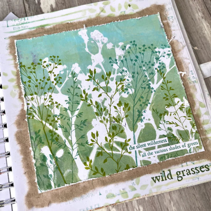 Paper Artsy Alison Bomber Meadow Grass Edition AB058