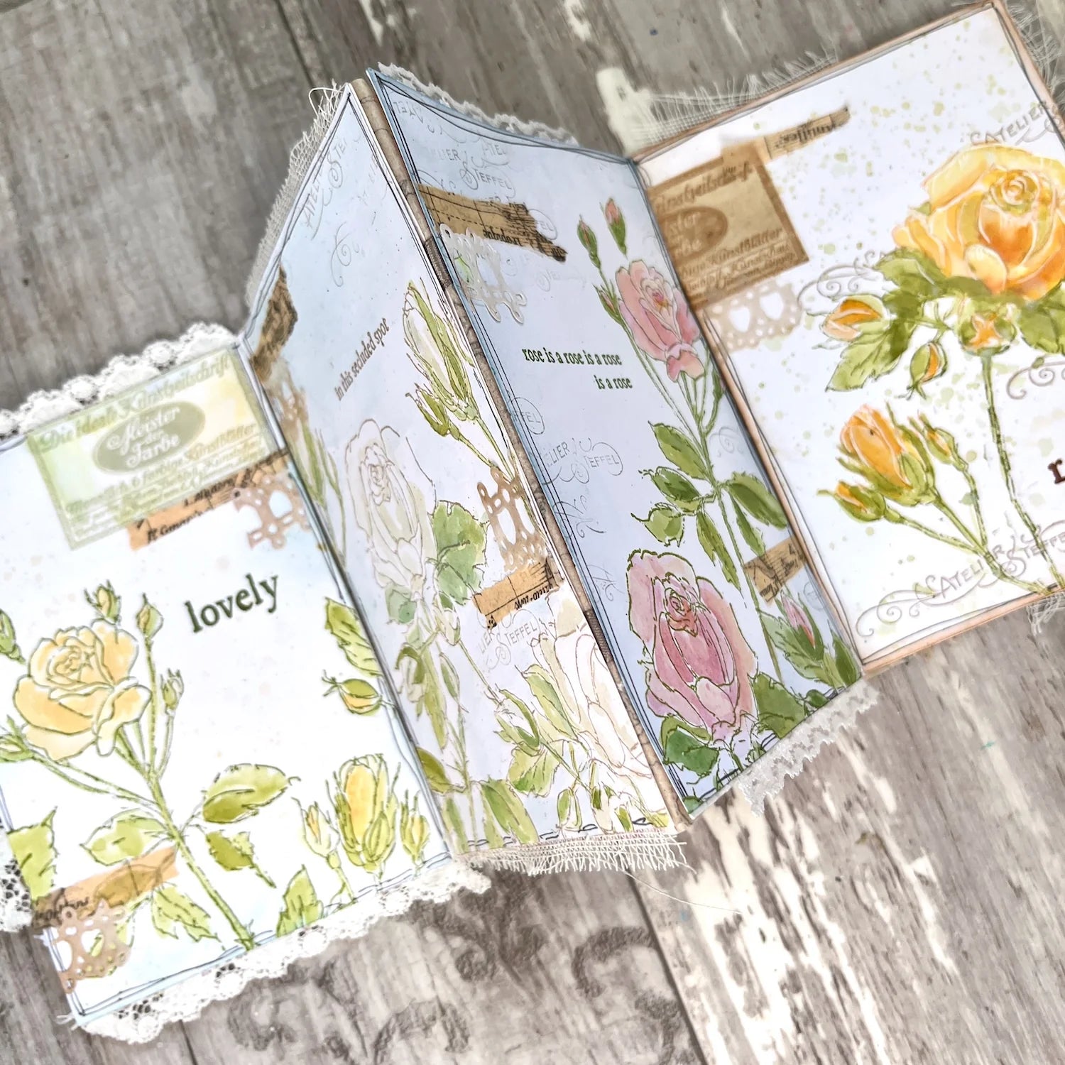 Paper Artsy Alison Bomber Rose Edition AB059