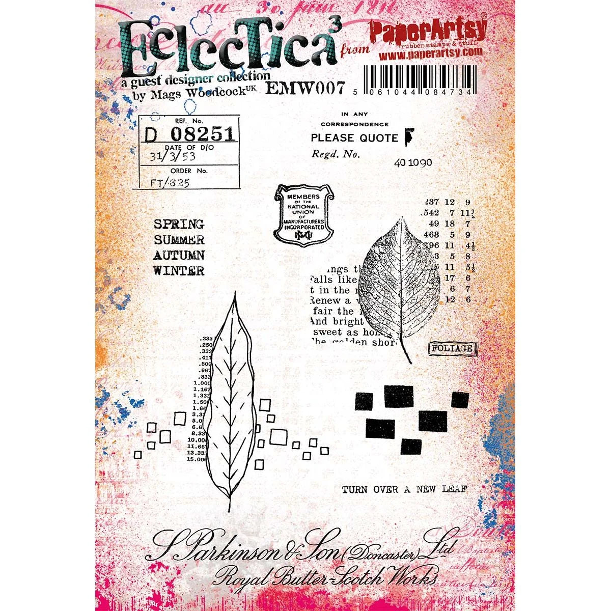 Eclectica³ Mags Woodcock Stamp EMW007
