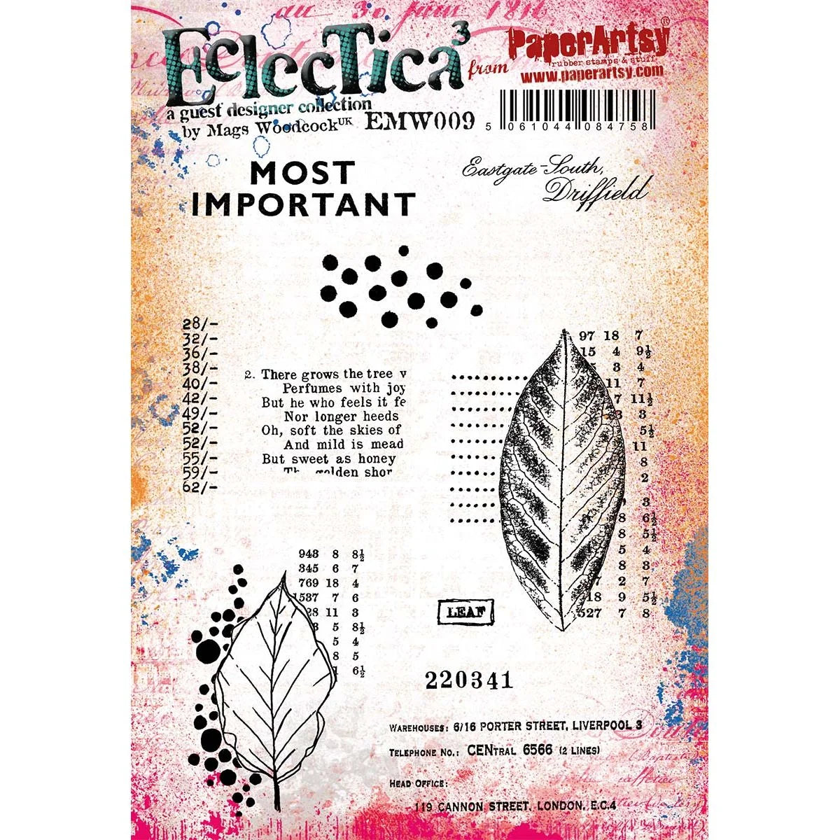 Eclectica³ Mags Woodcock Stamp EMW009