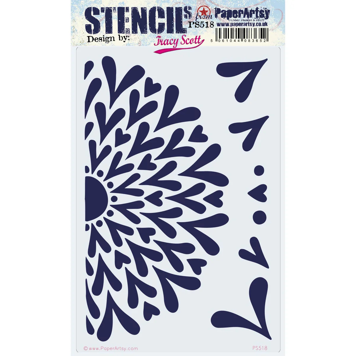 Paper Artsy - Tracy Scott -  PS518 Stencil